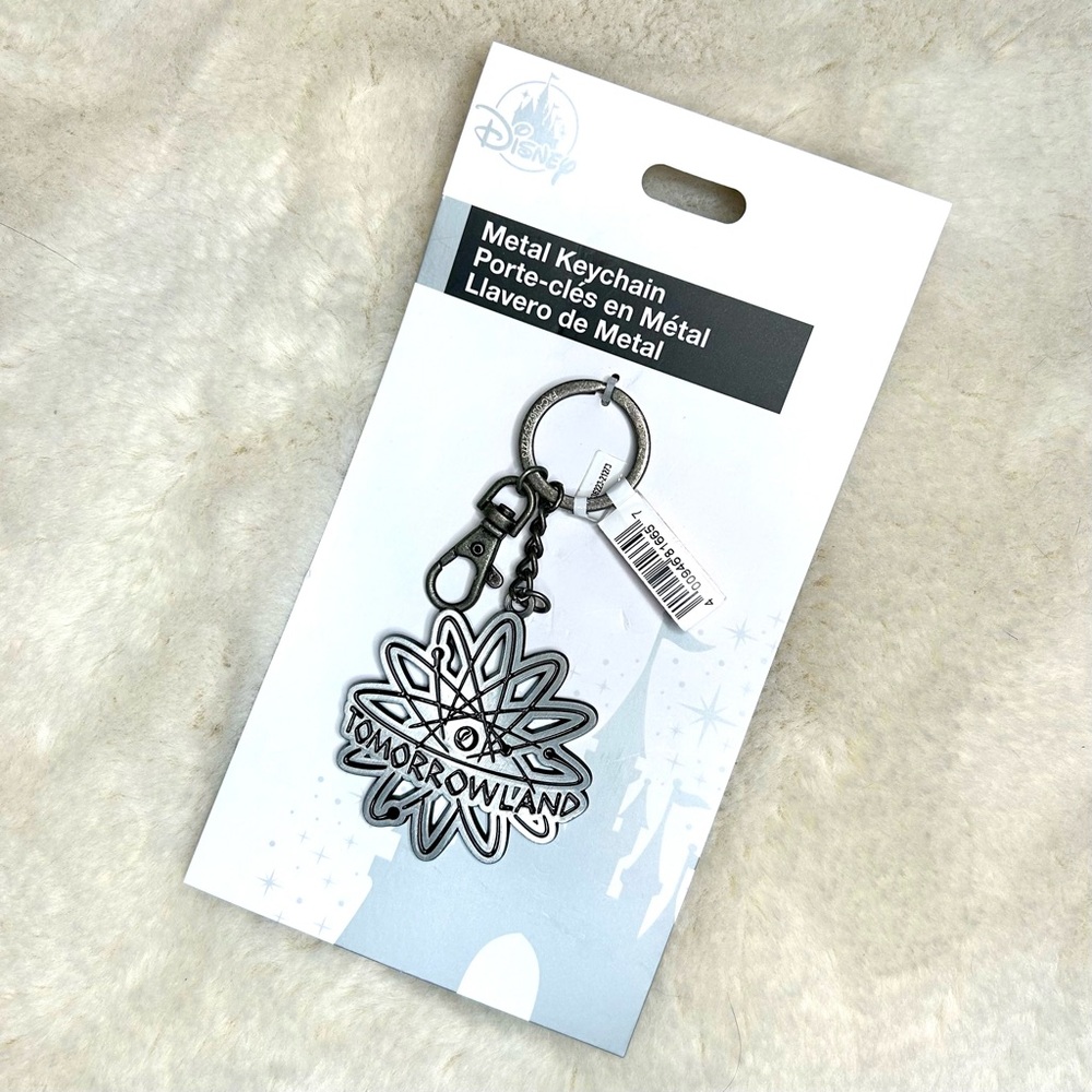 Disney Parks Tomorrowland Metal Keychain
